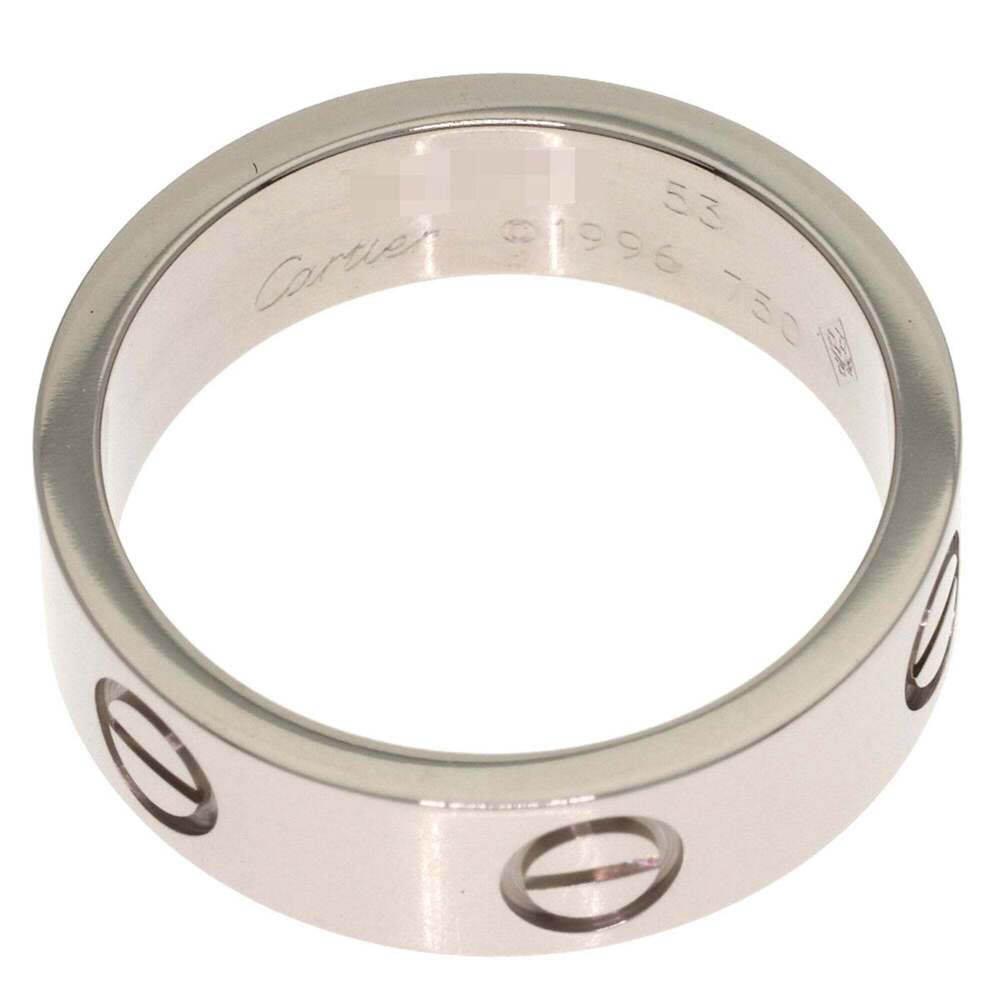 CARTIER Authentic 18k Silver Love Ring #53 - Picture 4 of 6